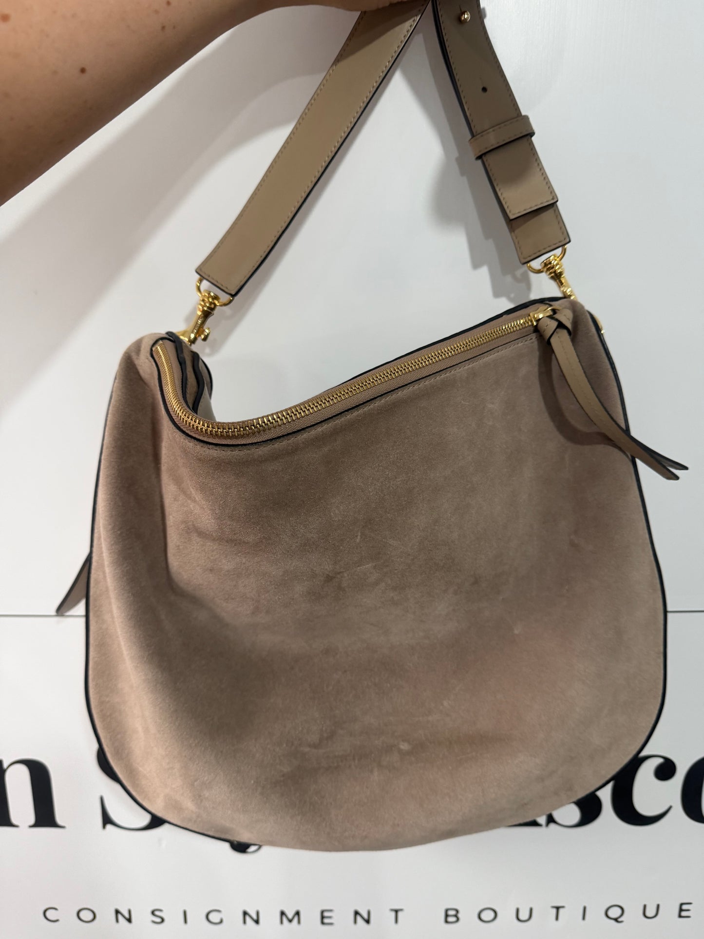 Beige/Grey JW Anderson Saddle Bag