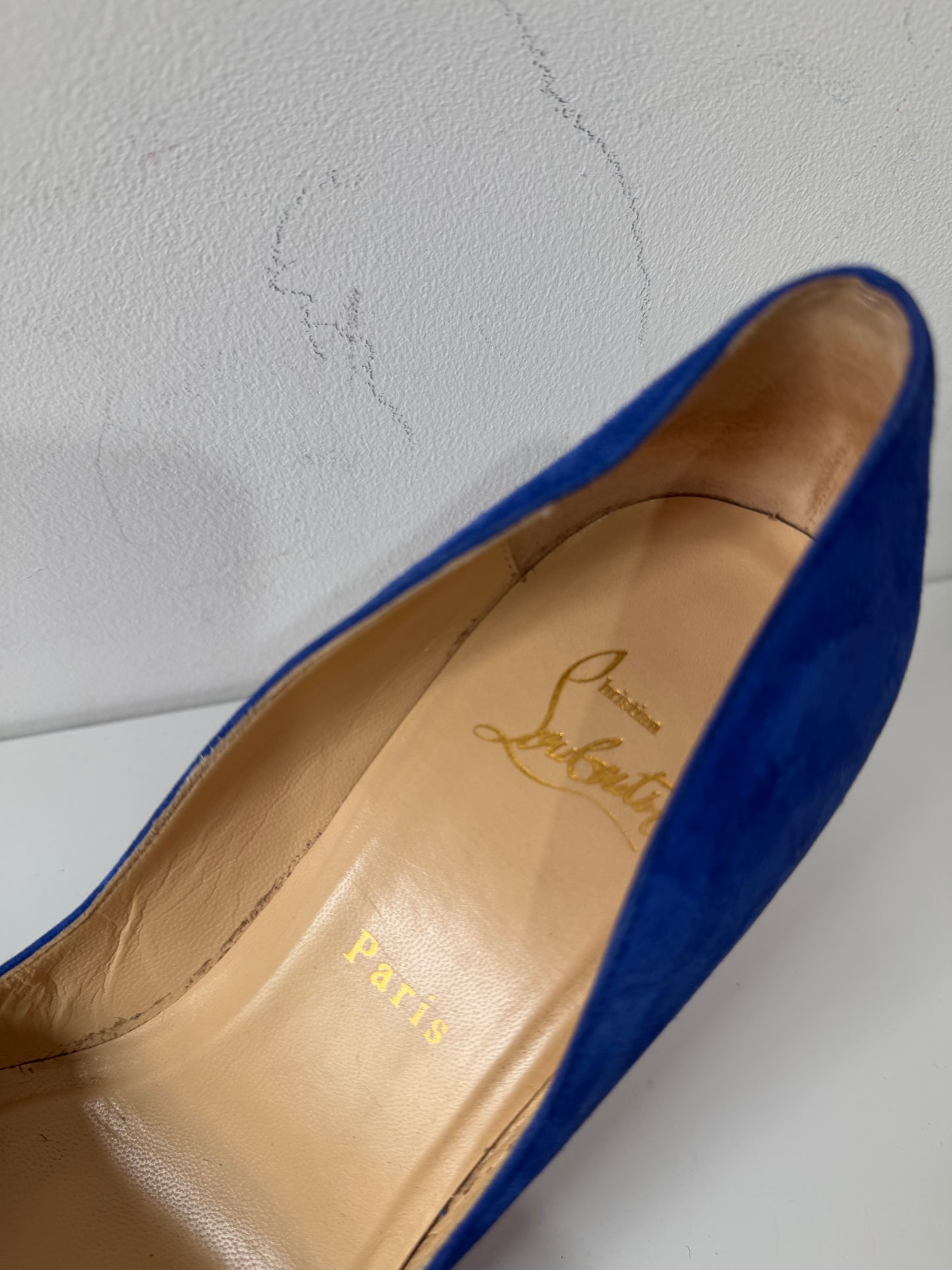 Preloved, Blue  Christian Louboutin Heels, Size 39 - UK 6