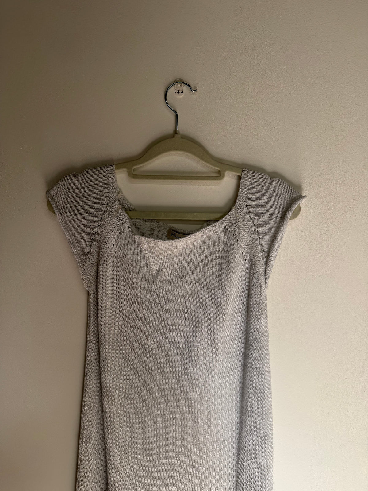 Preloved Farella Capri Dress, Size Medium Silver
