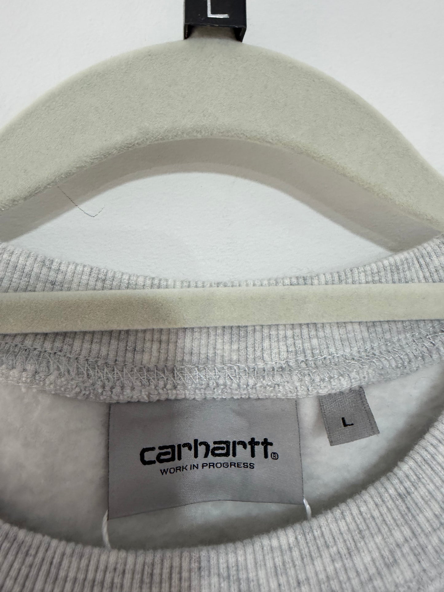 Preloved, Grey Carhartt Sweatshirt, Size Large