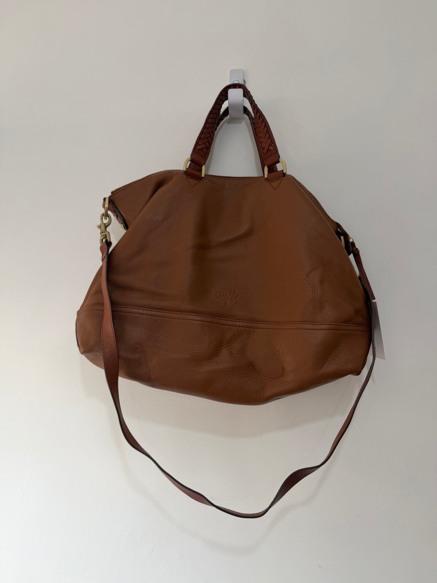 Preloved, Mulberry Effie Brown Tote with Gold Hardware  Mulberry Tote Handbag
