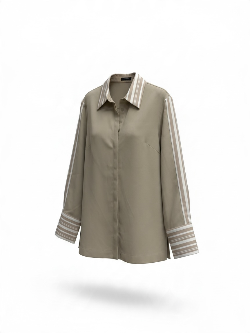 BNWT Karen Millen Shirt UK 12 Beige