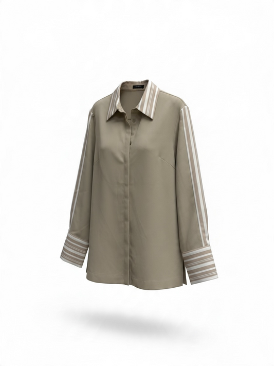 BNWT Karen Millen Shirt UK 12 Beige