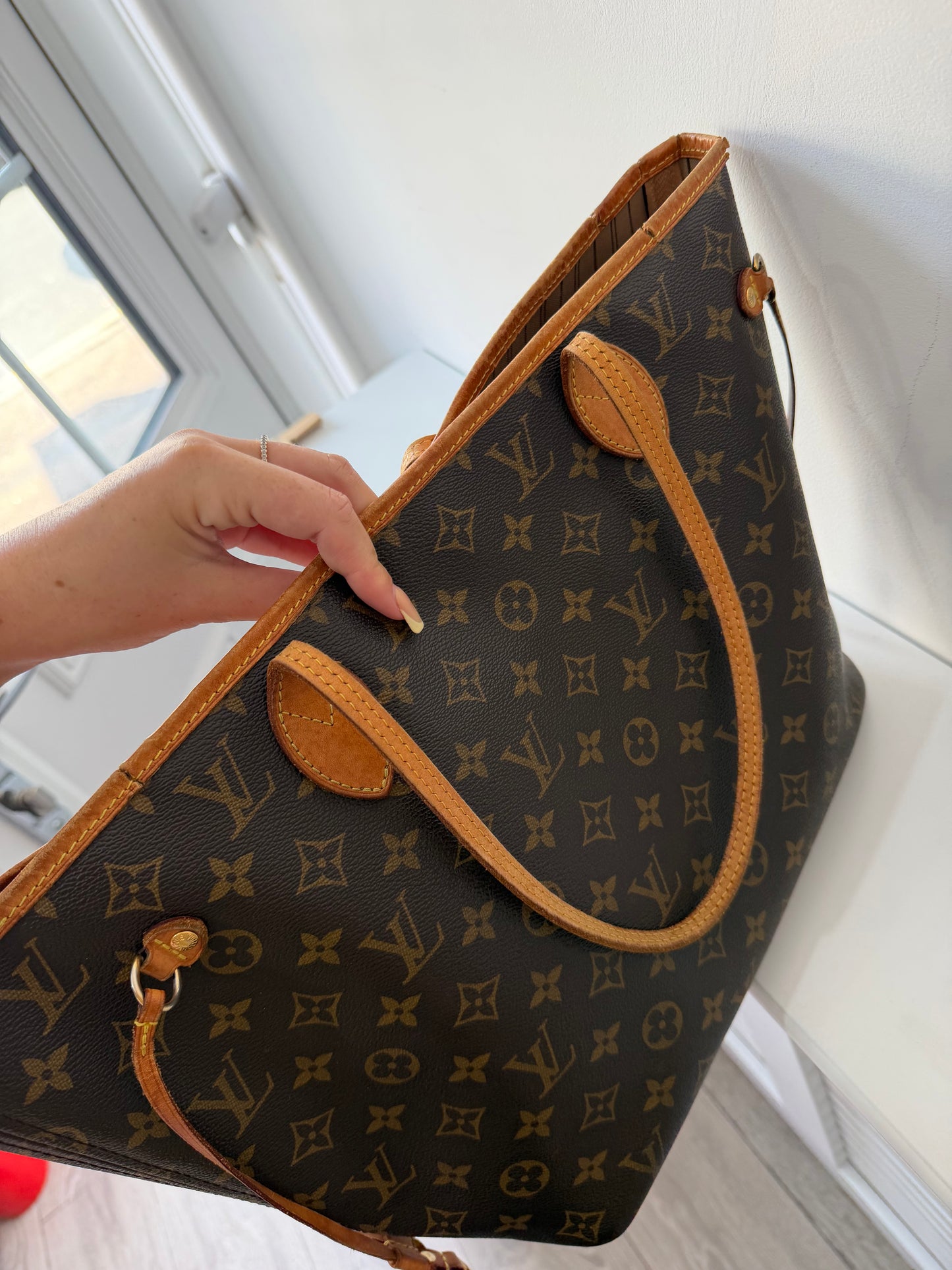 Pre-loved Monogram Neverfull MM Louis Vuitton Handbag
