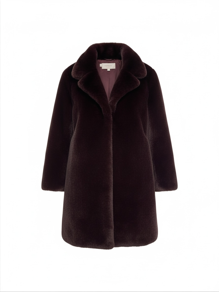 Preloved Hobbs Coat Small Burgundy