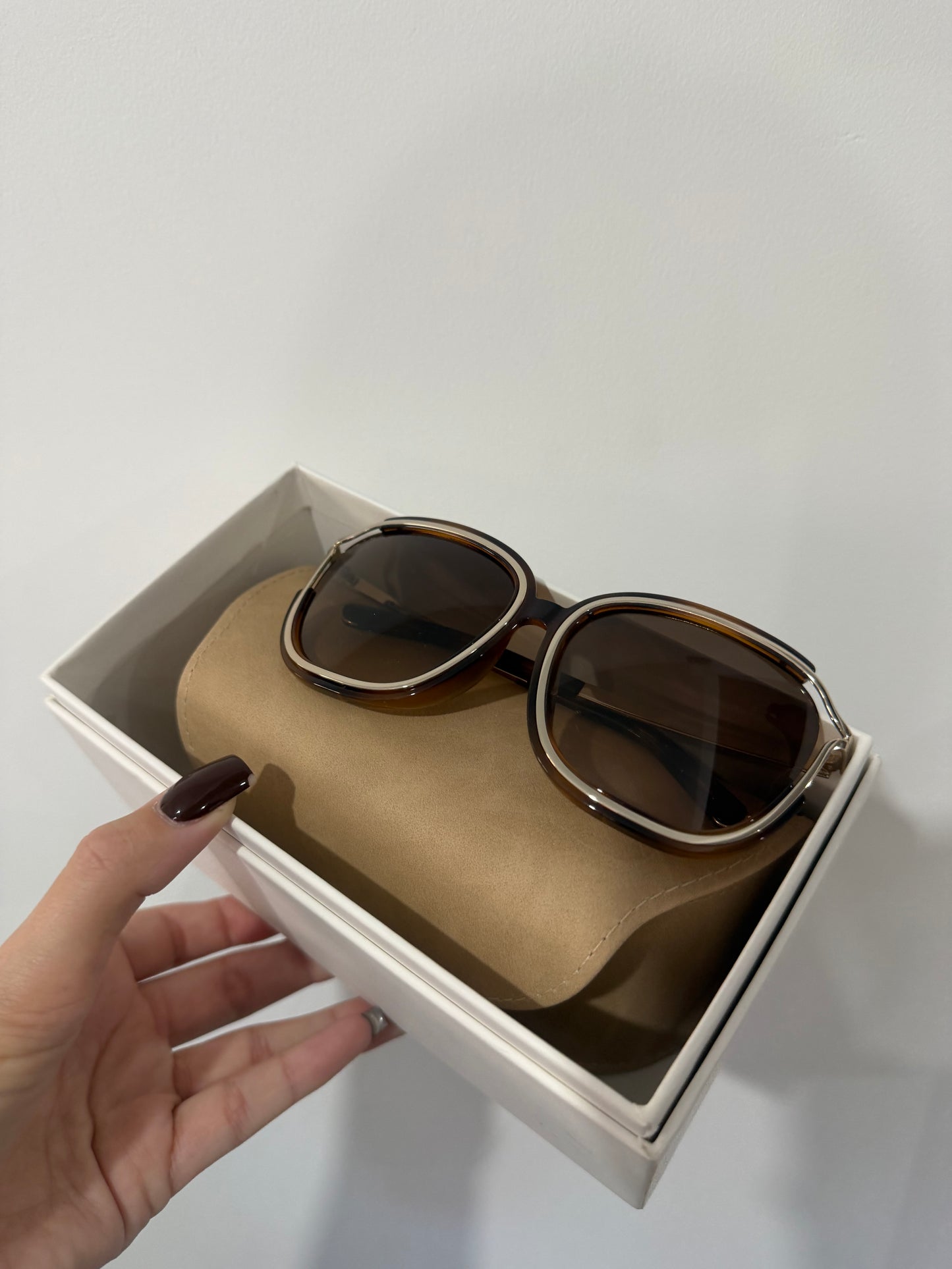 Brown Chloé Sunglasses