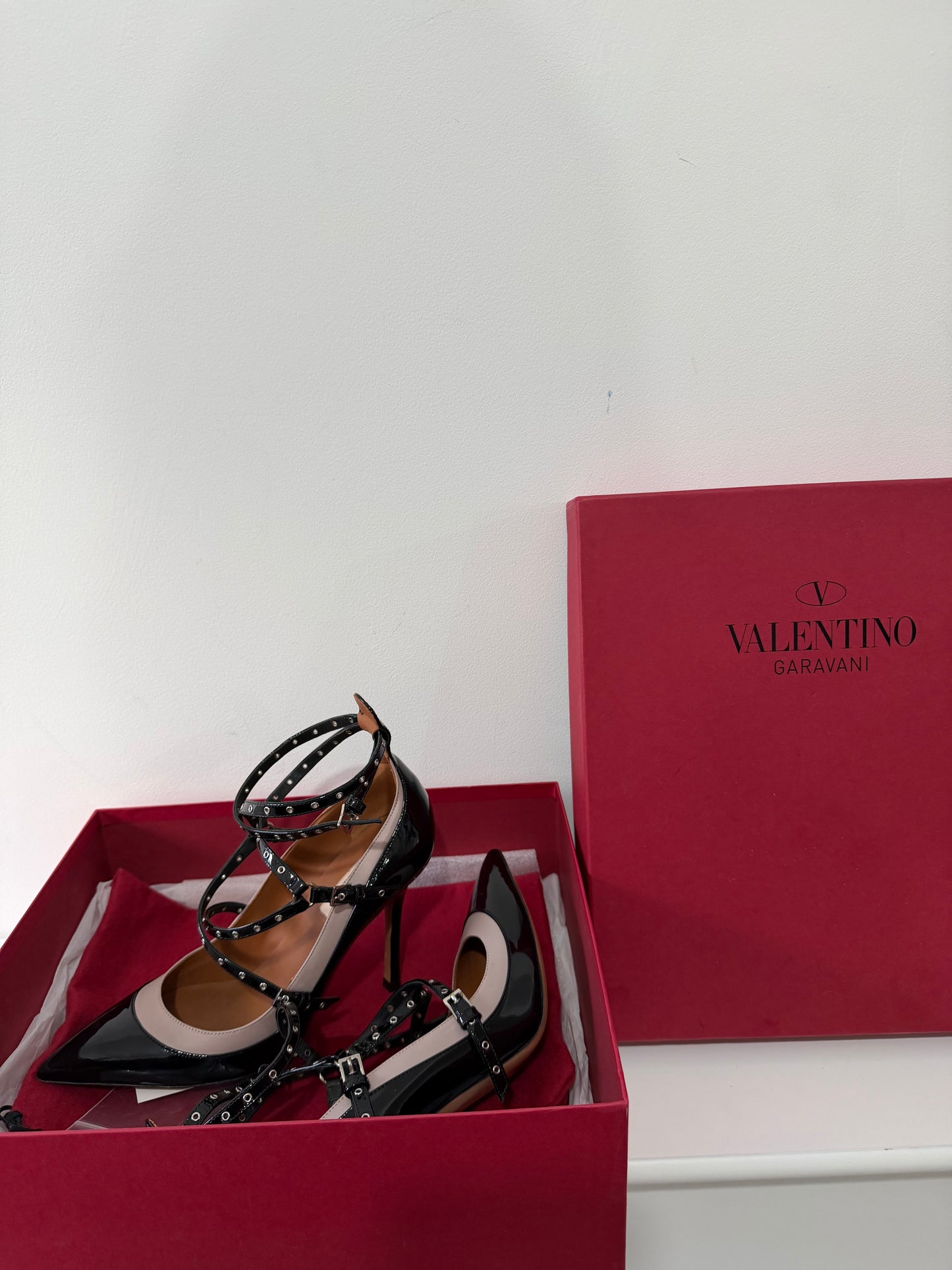 Pre-owned black Valentino Heels, Size 36 Uk 3.5