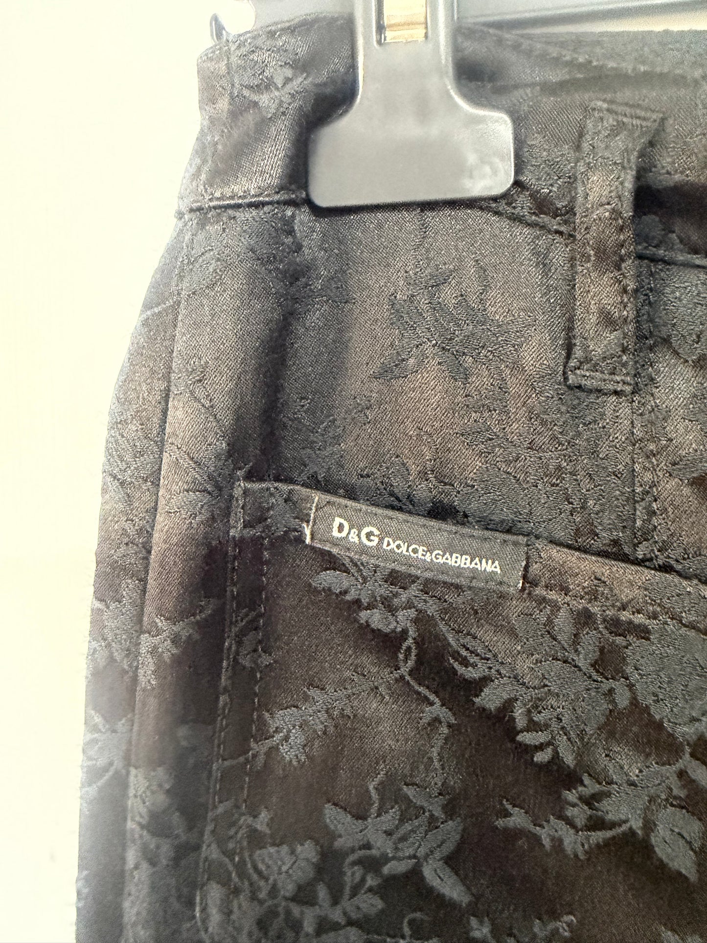 Black D&G Trousers, W24