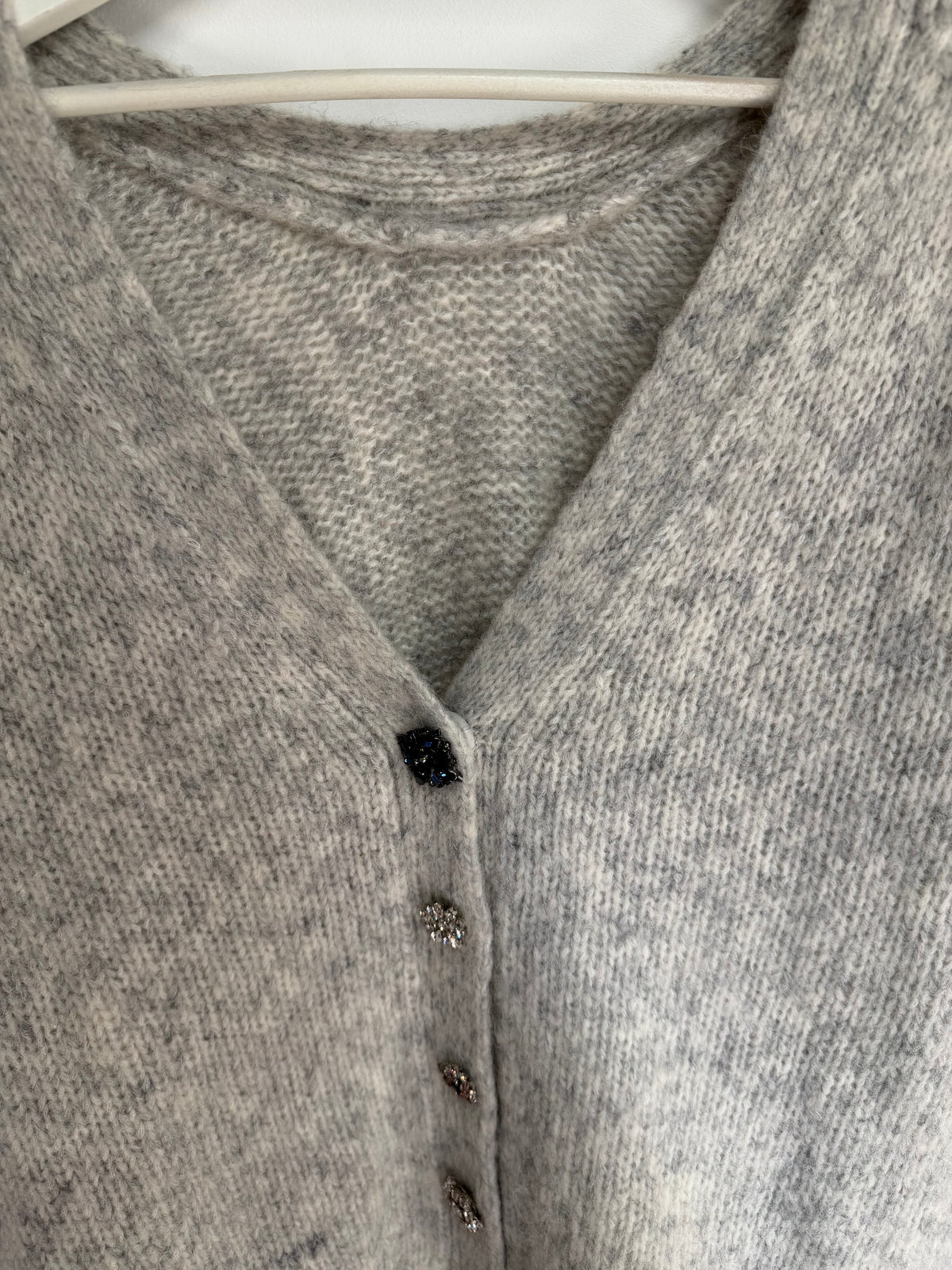 Preloved Ba&sh Cardigan Size 8 Grey