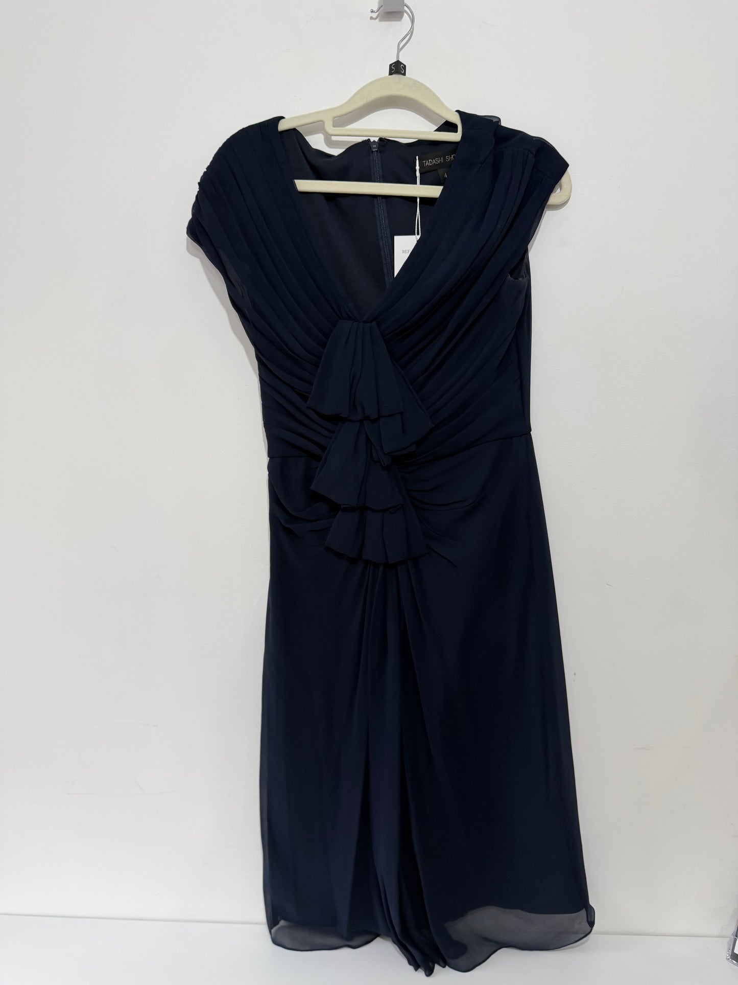 Preloved, Navy Tadashi Shoji Dress, UK 8