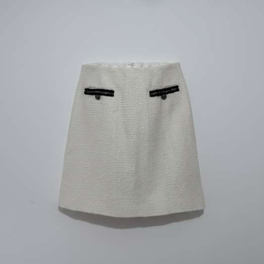 Pre-owned, Cream L.K. Bennett Skirt, UK 10