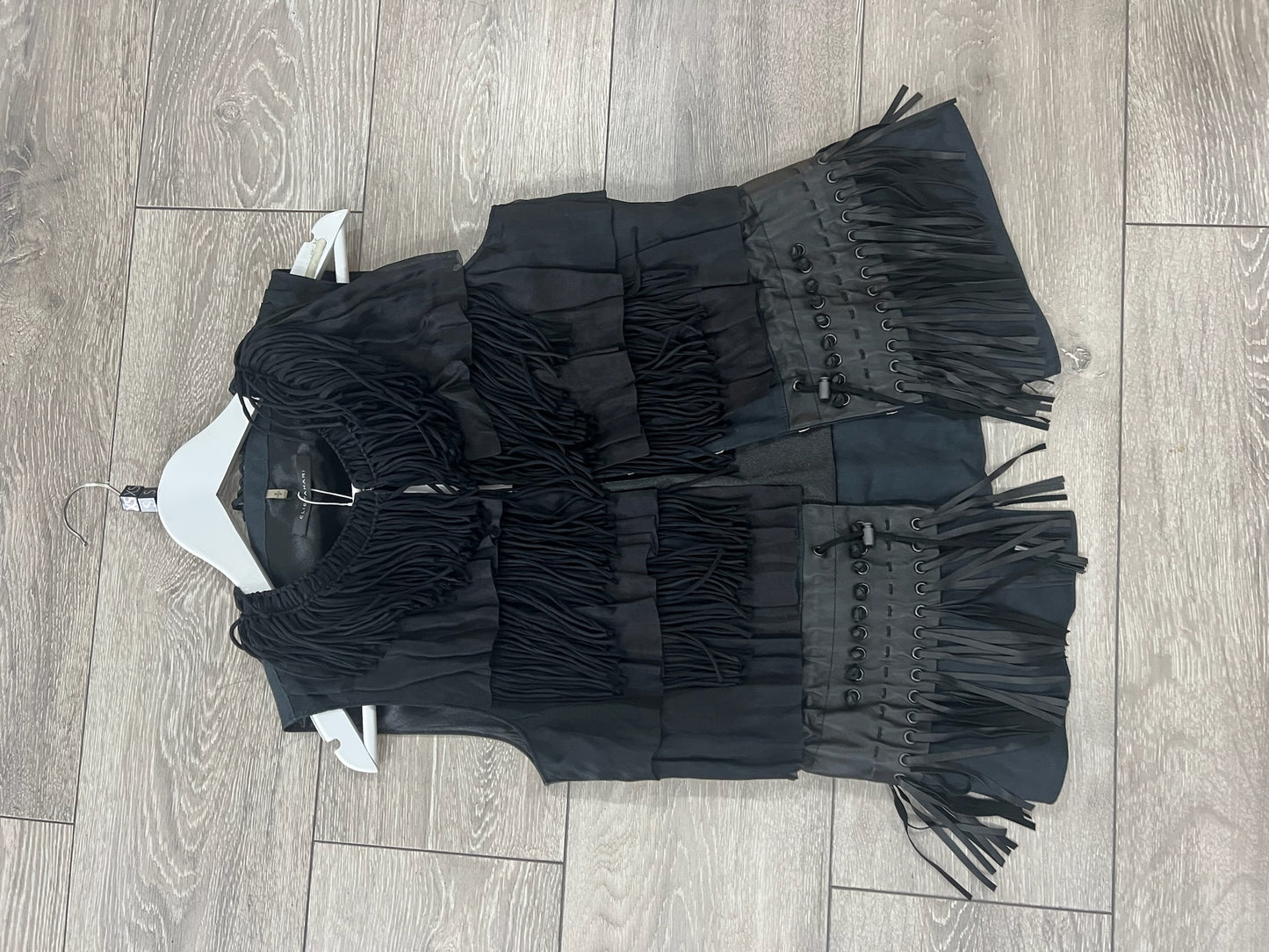 Pre-owned black Ellie tahari Gilet, Size xs
