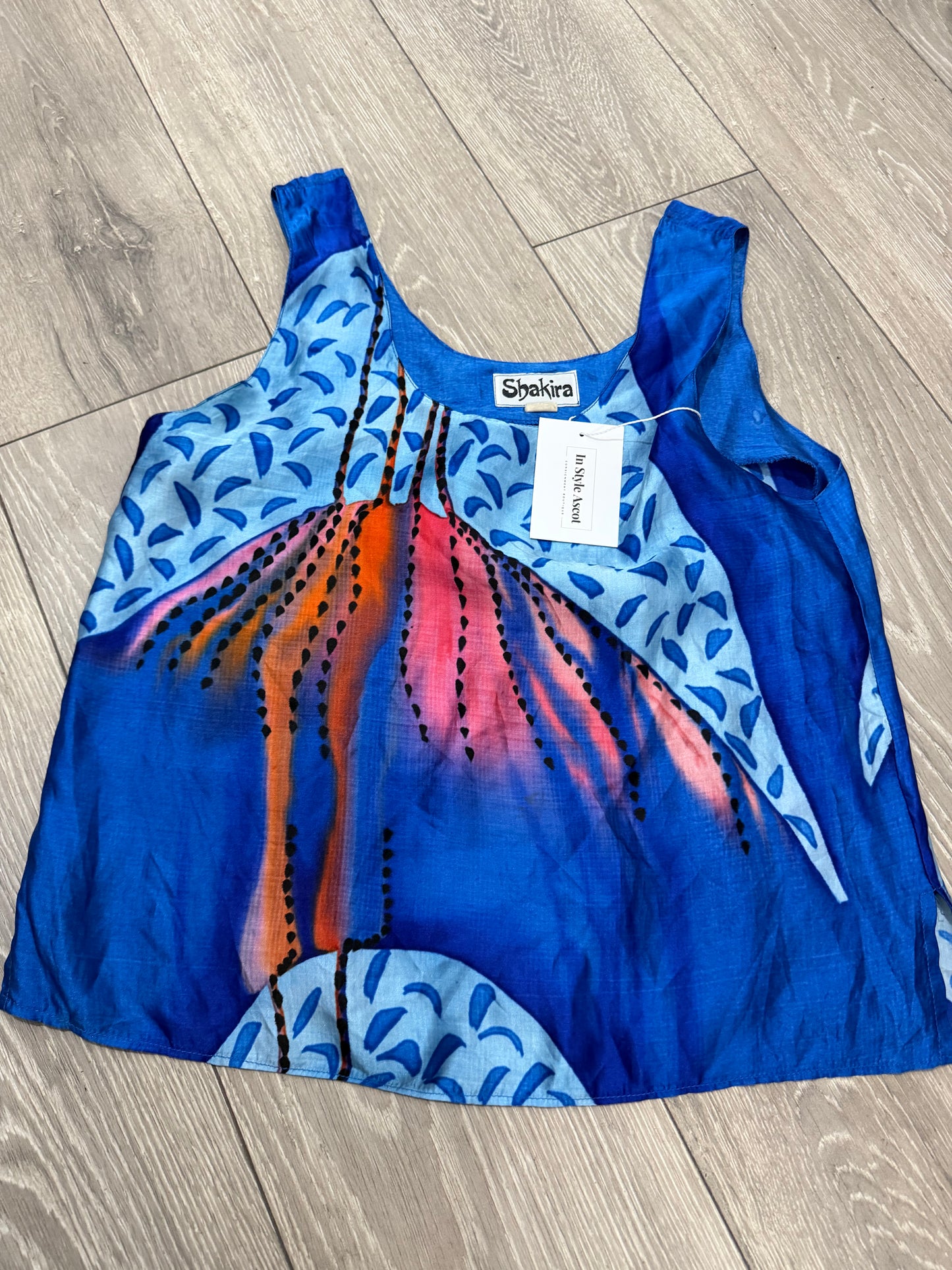 Blue Silk, Shakira Co ord Set, Size S/M