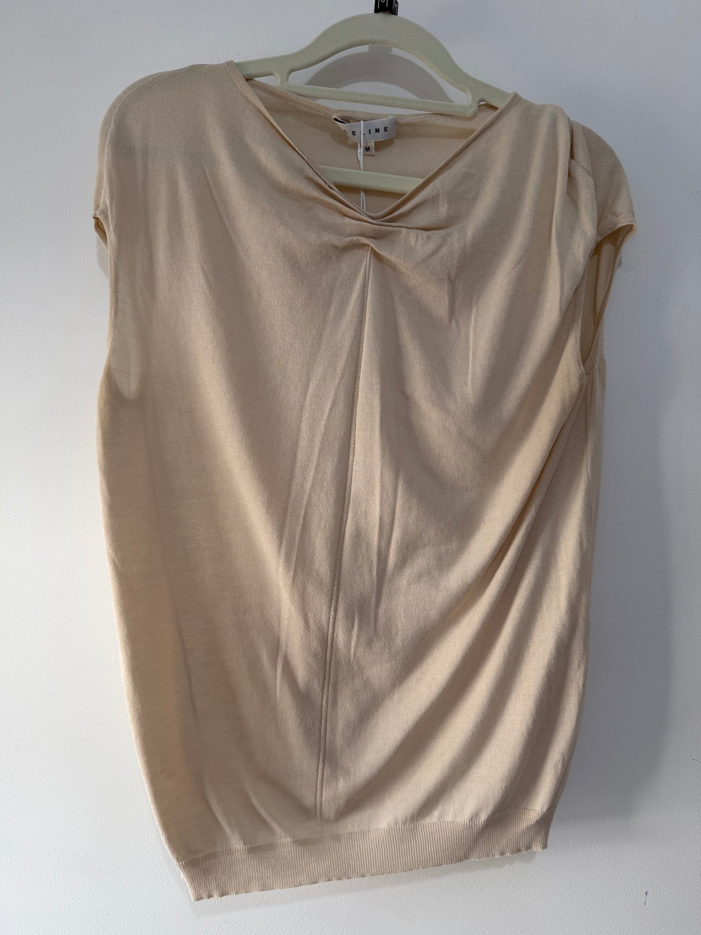 Preloved Cream Celine Top, Medium