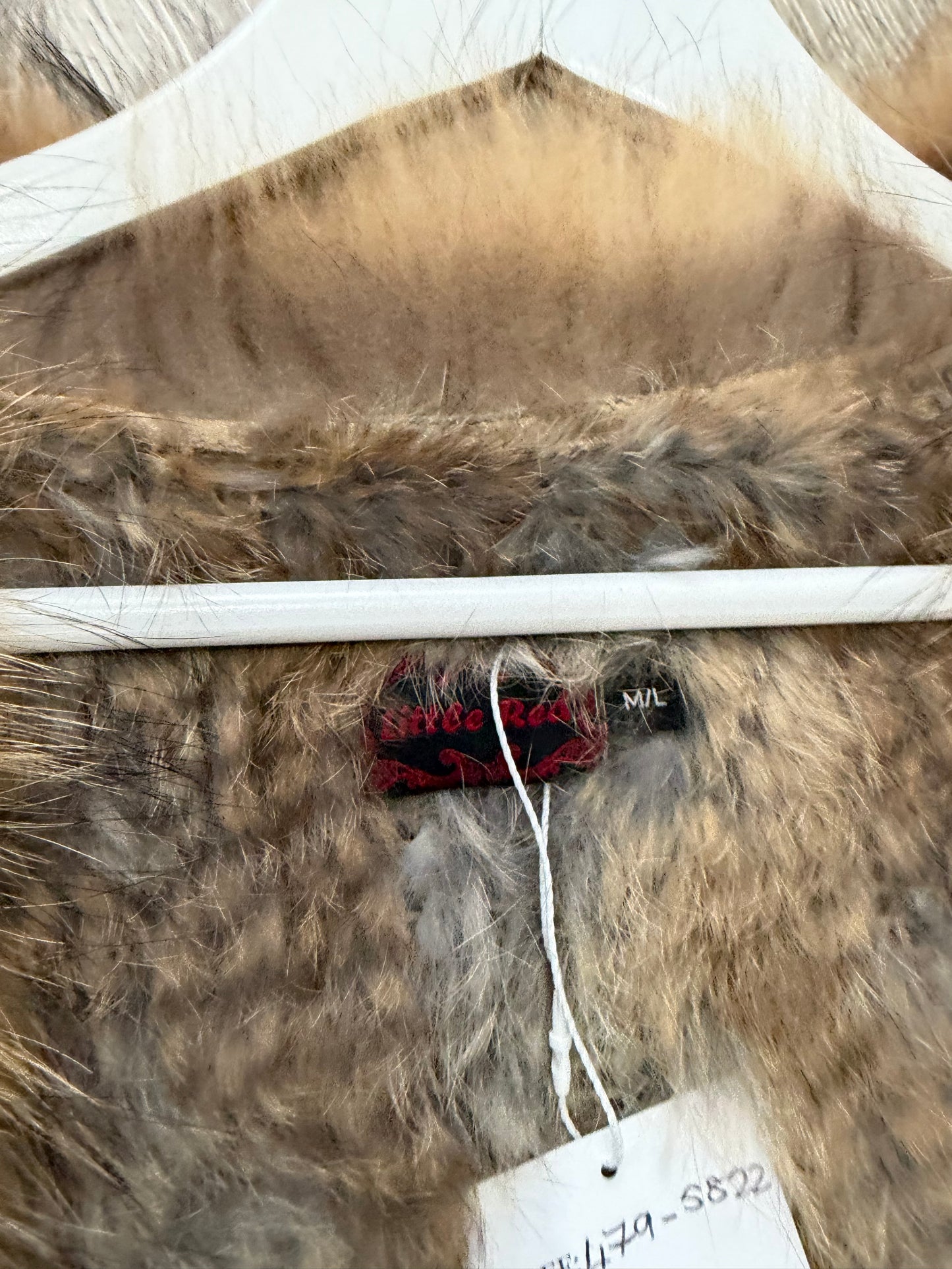 Size M Little Red Rabbit Gilet, Brown