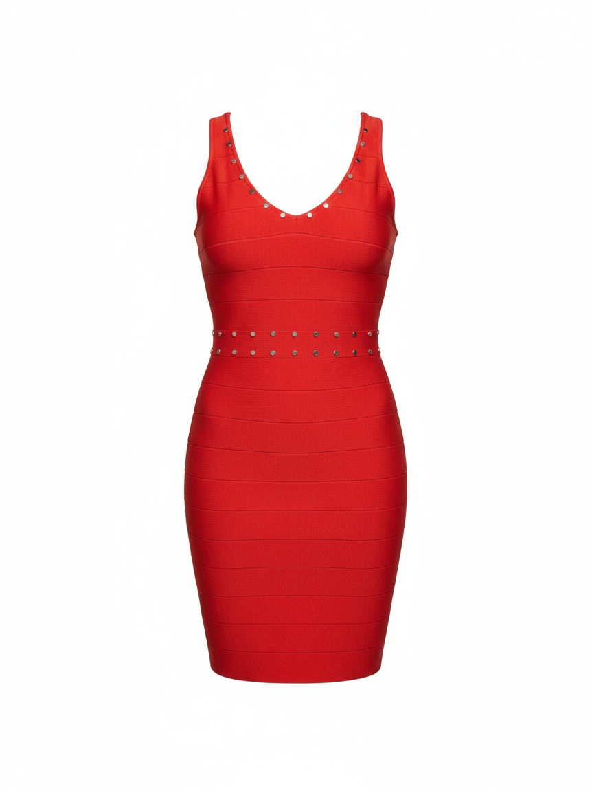 Preloved Karen Millen Dress Size Medium Red
