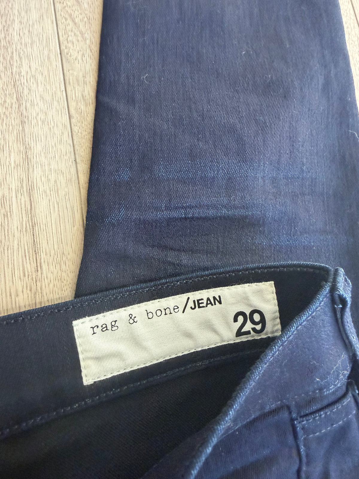 Preloved Rag & Bone Jeans Waist 29 Dark Blue