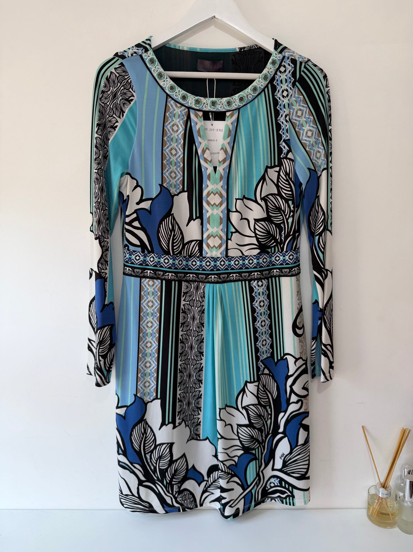 Preloved, Teal Hale Bob Dress, Size Medium