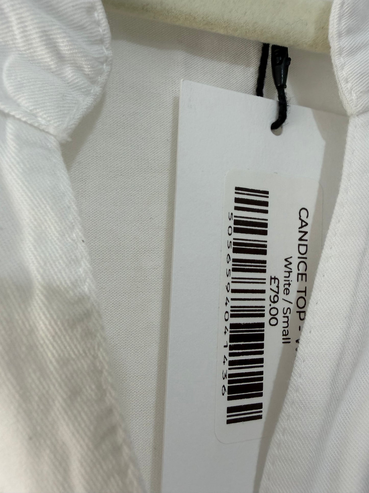 Preloved BRAND NEW Busby & Fox Top Size S (10) White