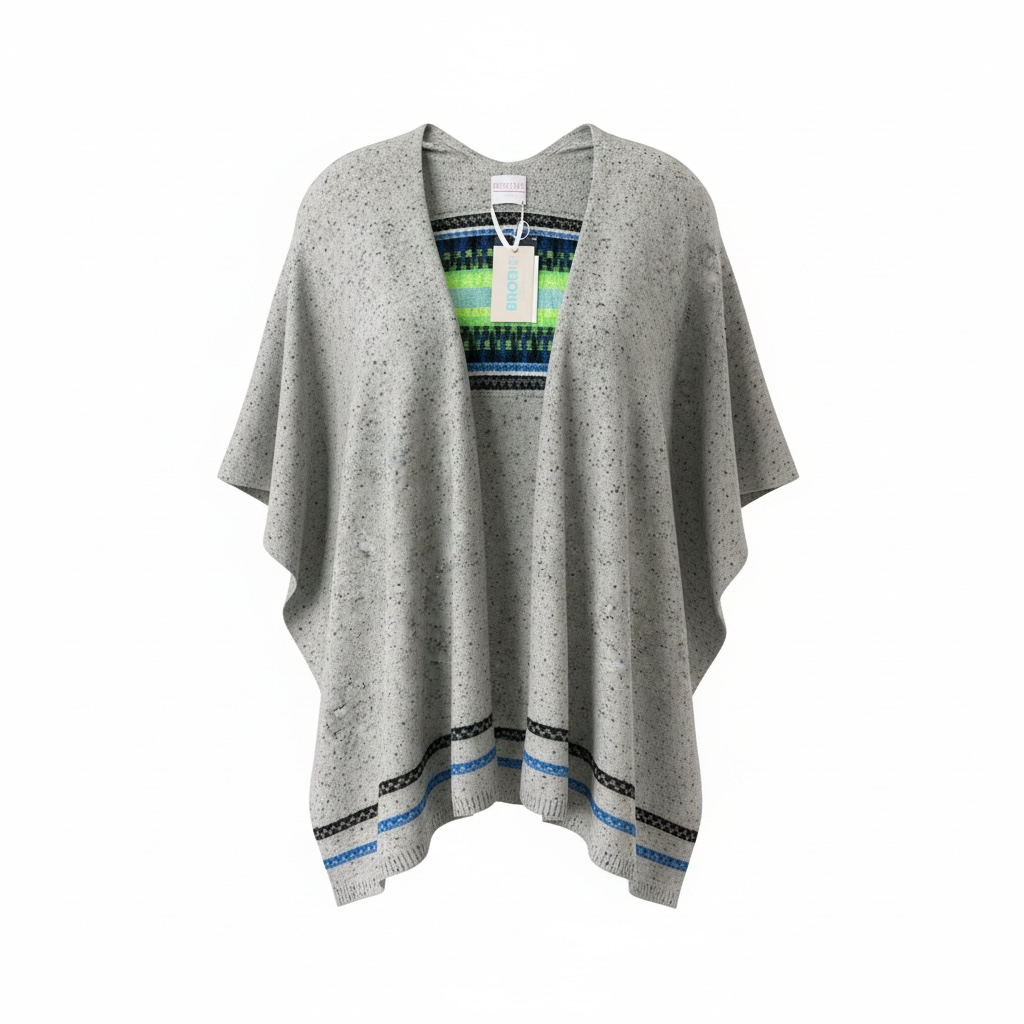 Grey Pattern Brodie Cardigan, One Size BNWT