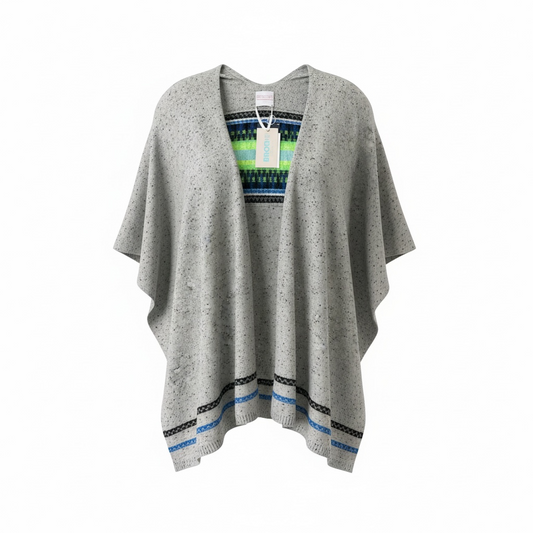 Grey Pattern Brodie Cardigan, One Size BNWT