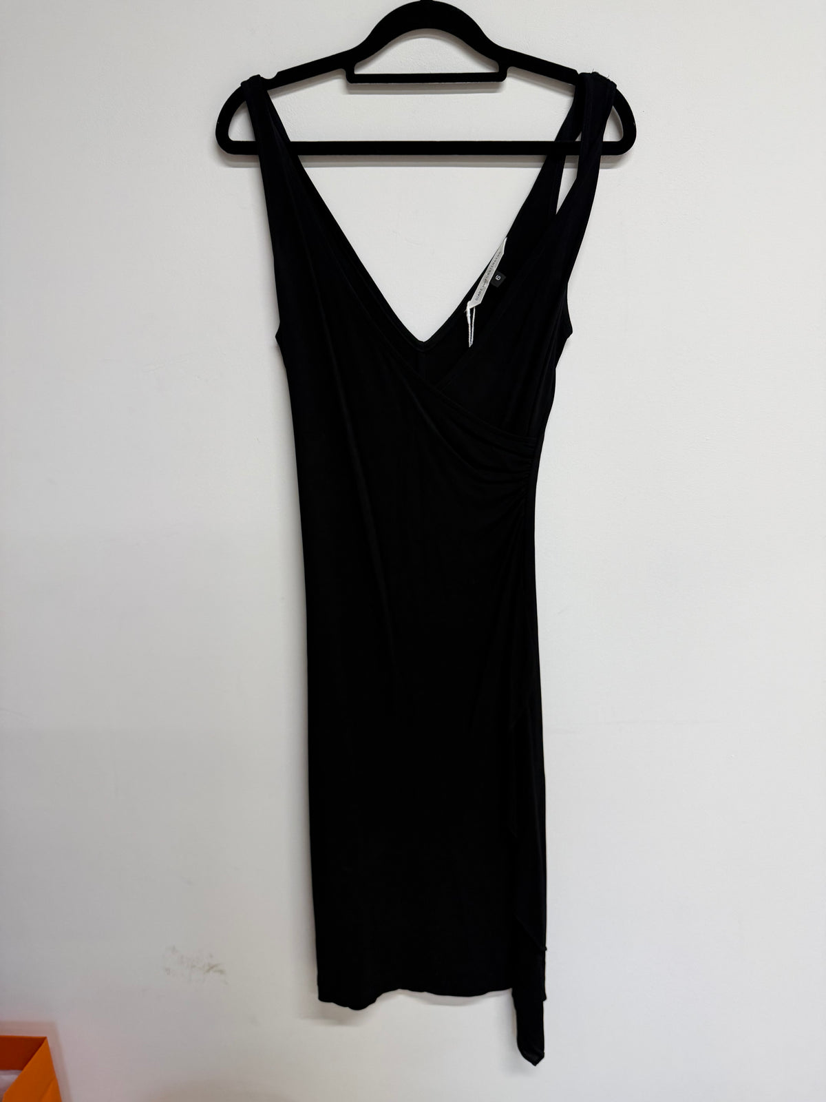 Preloved Diane Von Furstenburg Dress Size UK 10 Black