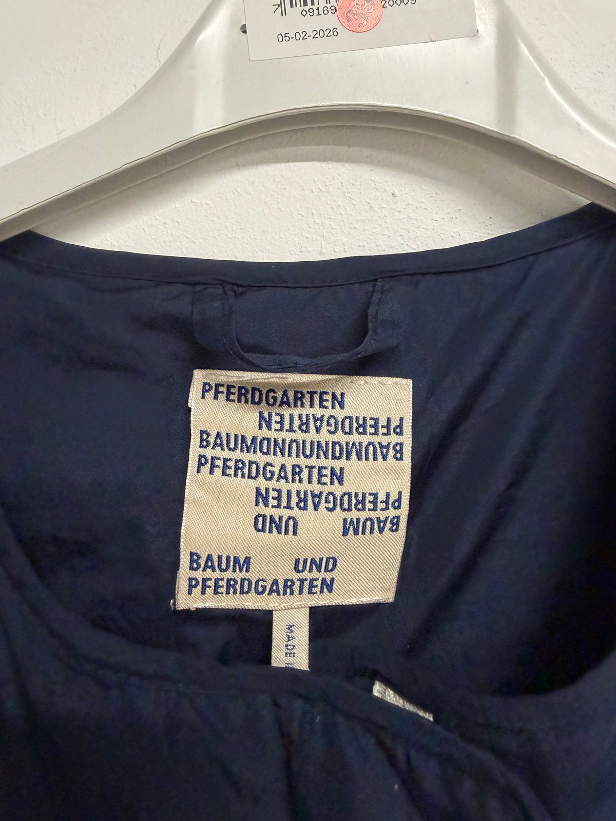 Preloved Puffer Coat Small Navy