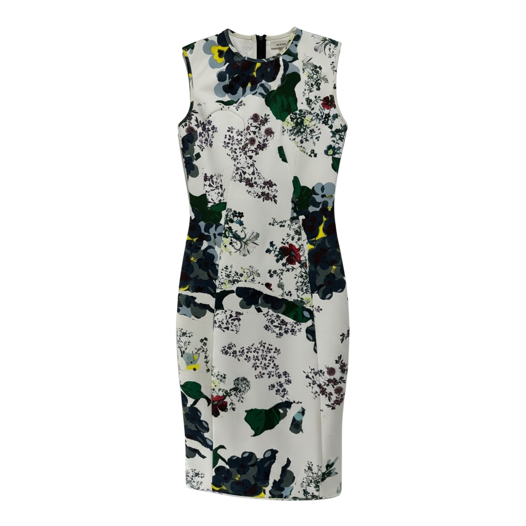 Preloved, White Erdem Dress, UK 8