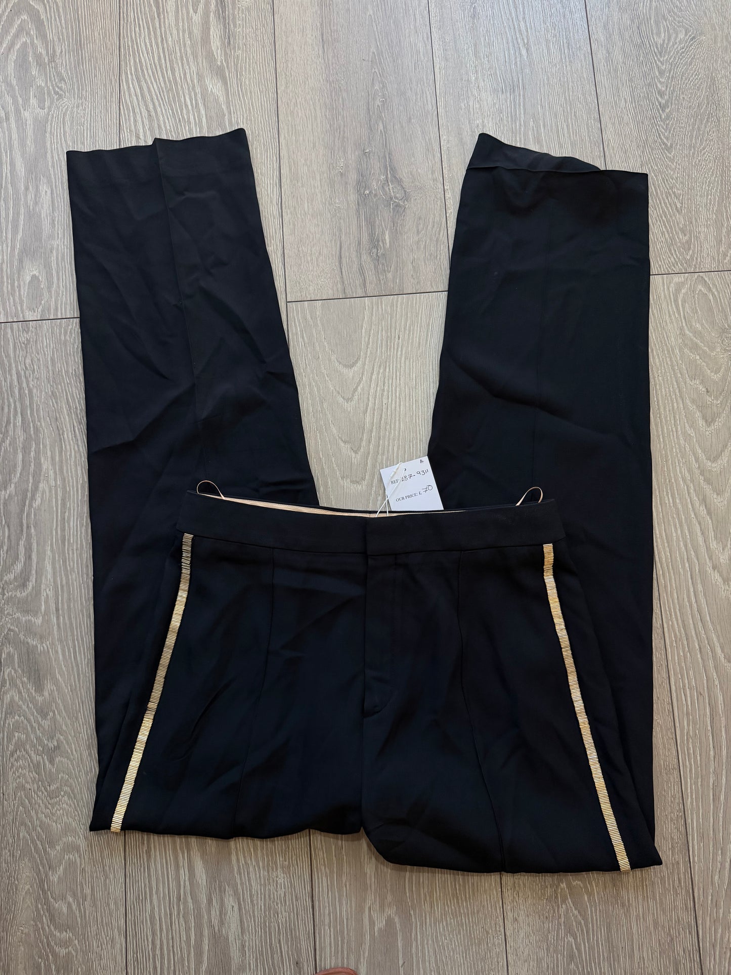Preloved Chloe Trousers Size 12 Black
