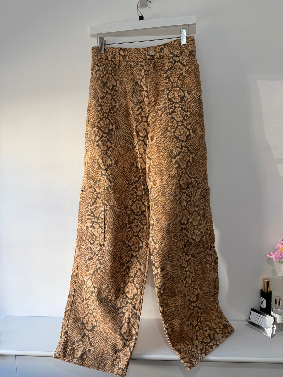 Preloved Damson Madder Jeans Size 14 Snakeprint