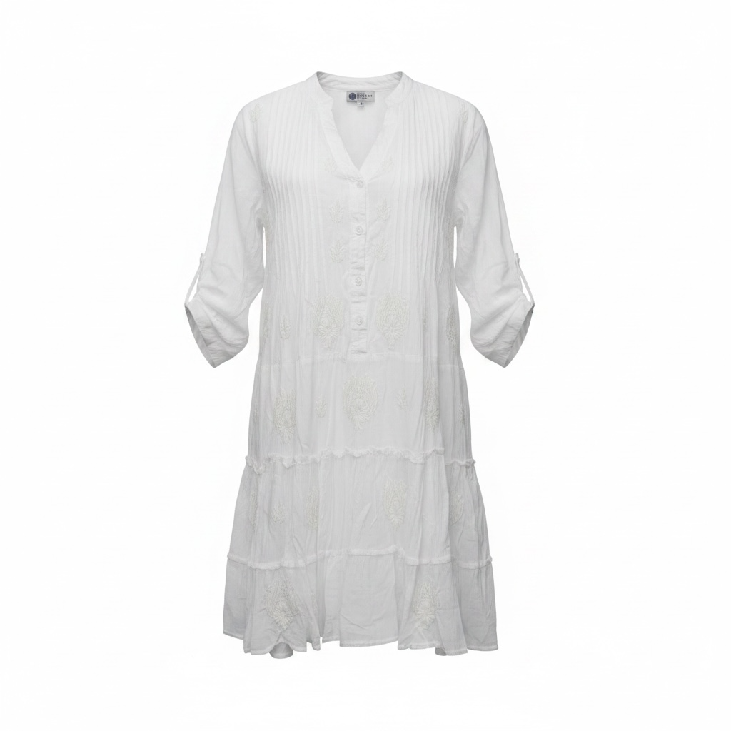 Pre-Loved White Handprint Dream Dress, M