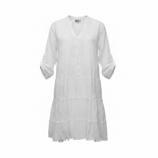 Pre-Loved White Handprint Dream Dress, M