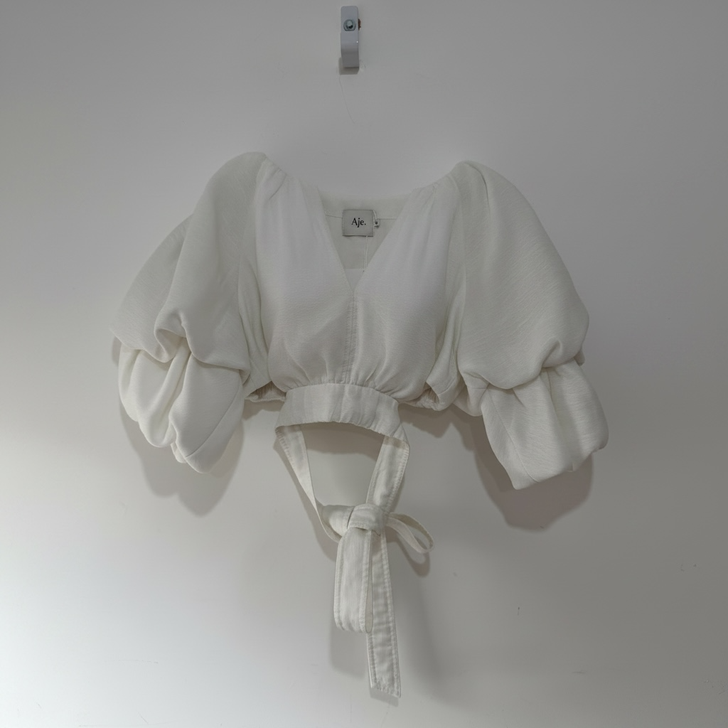 White Aje Top, size 8