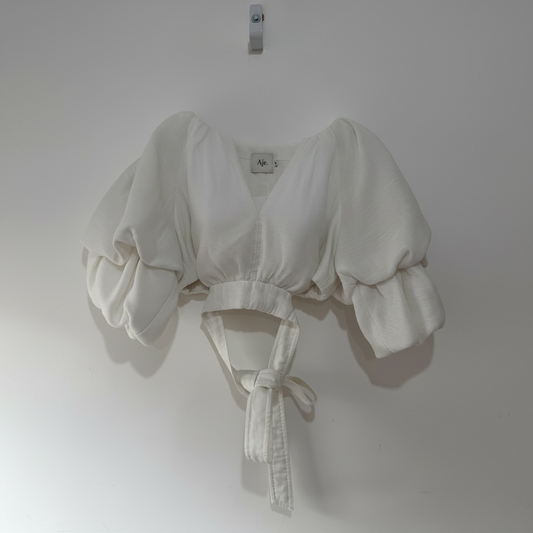 White Aje Top, size 8