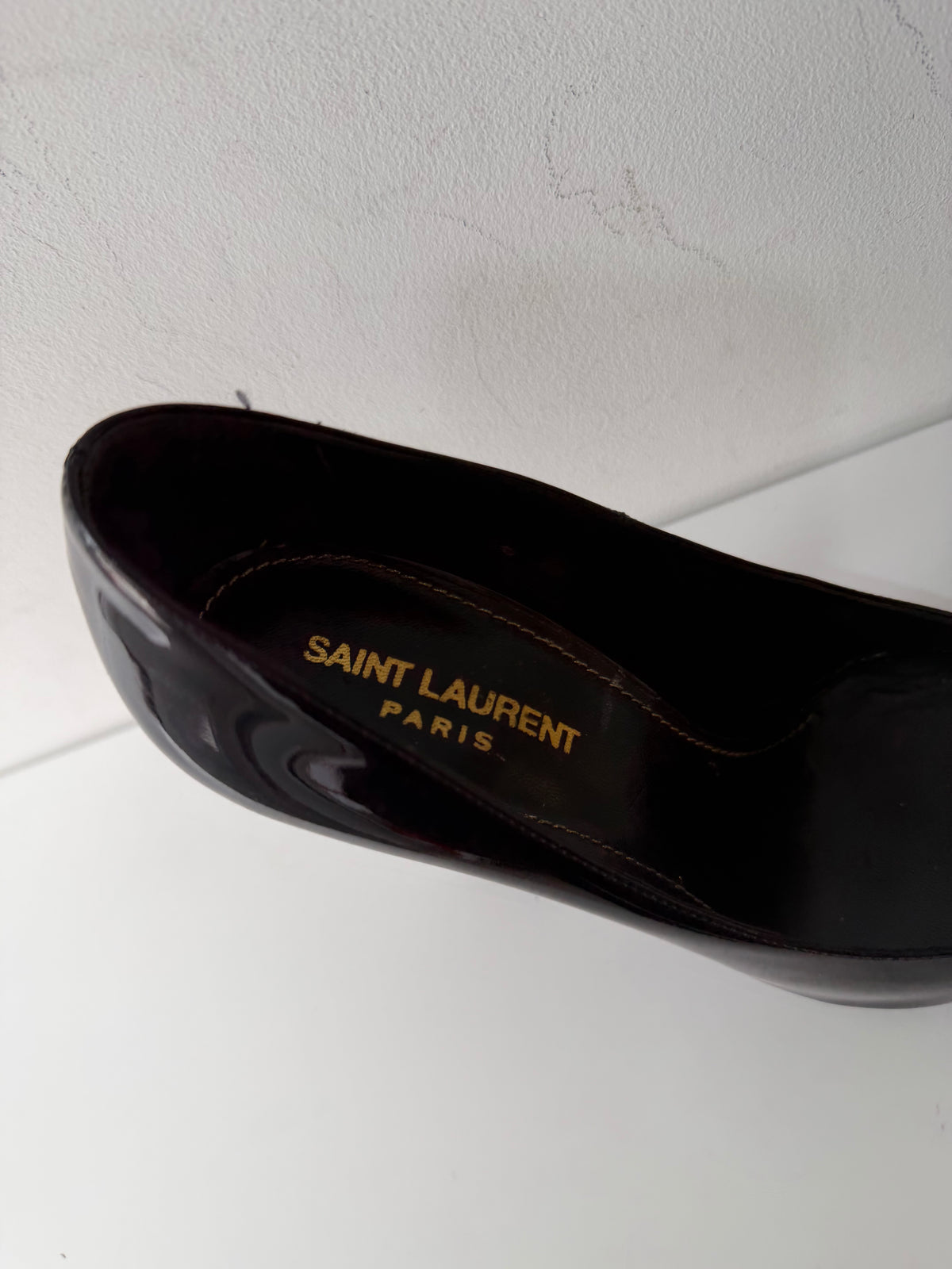 Preloved YSL Yves Saint Laurent Opyum Heels Shoes Size 37 UK 4 Black
