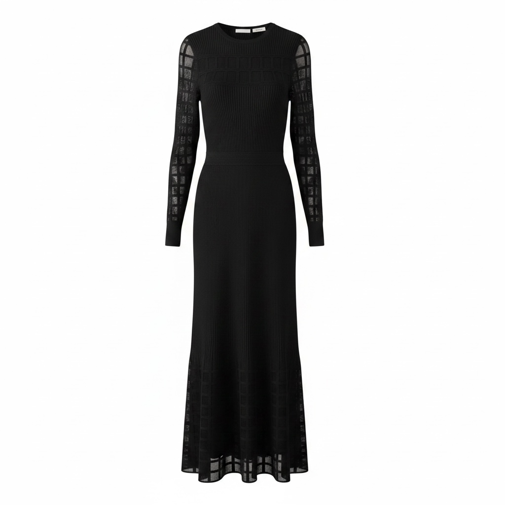 Preloved, Black Alexander Mcqueen Dress, Small
