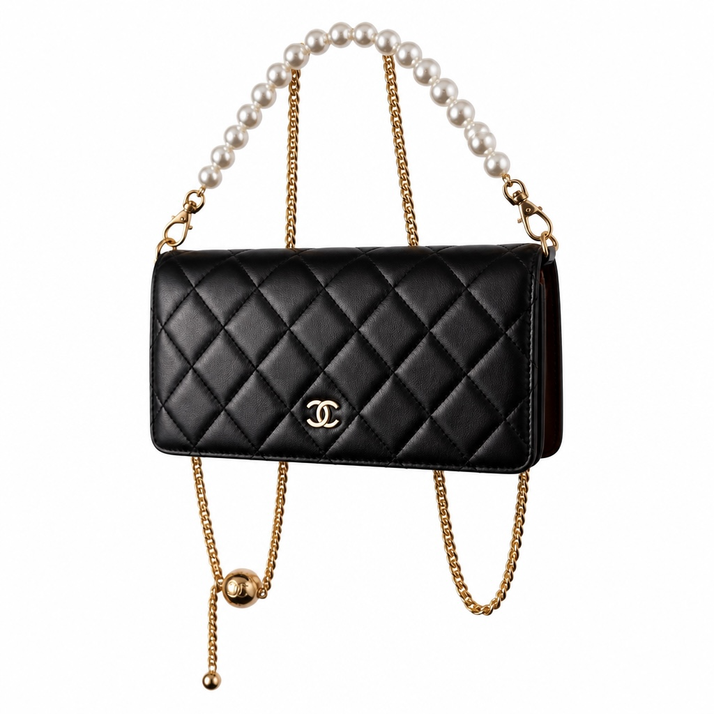 Pre-Owned, Chanel Wallet with a replacement chain (Non-Chanel)