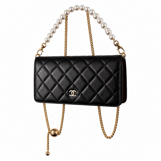 Pre-Owned, Chanel Wallet with a replacement chain (Non-Chanel)