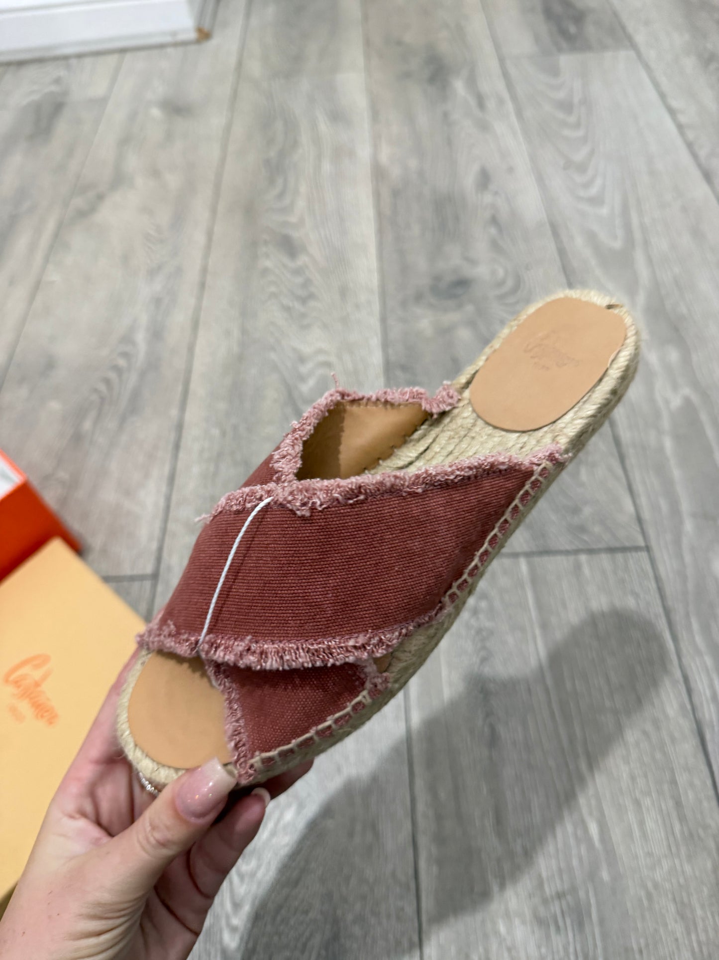 Pink Castaner Sliders, Brand New, Pre-owned, Size 4