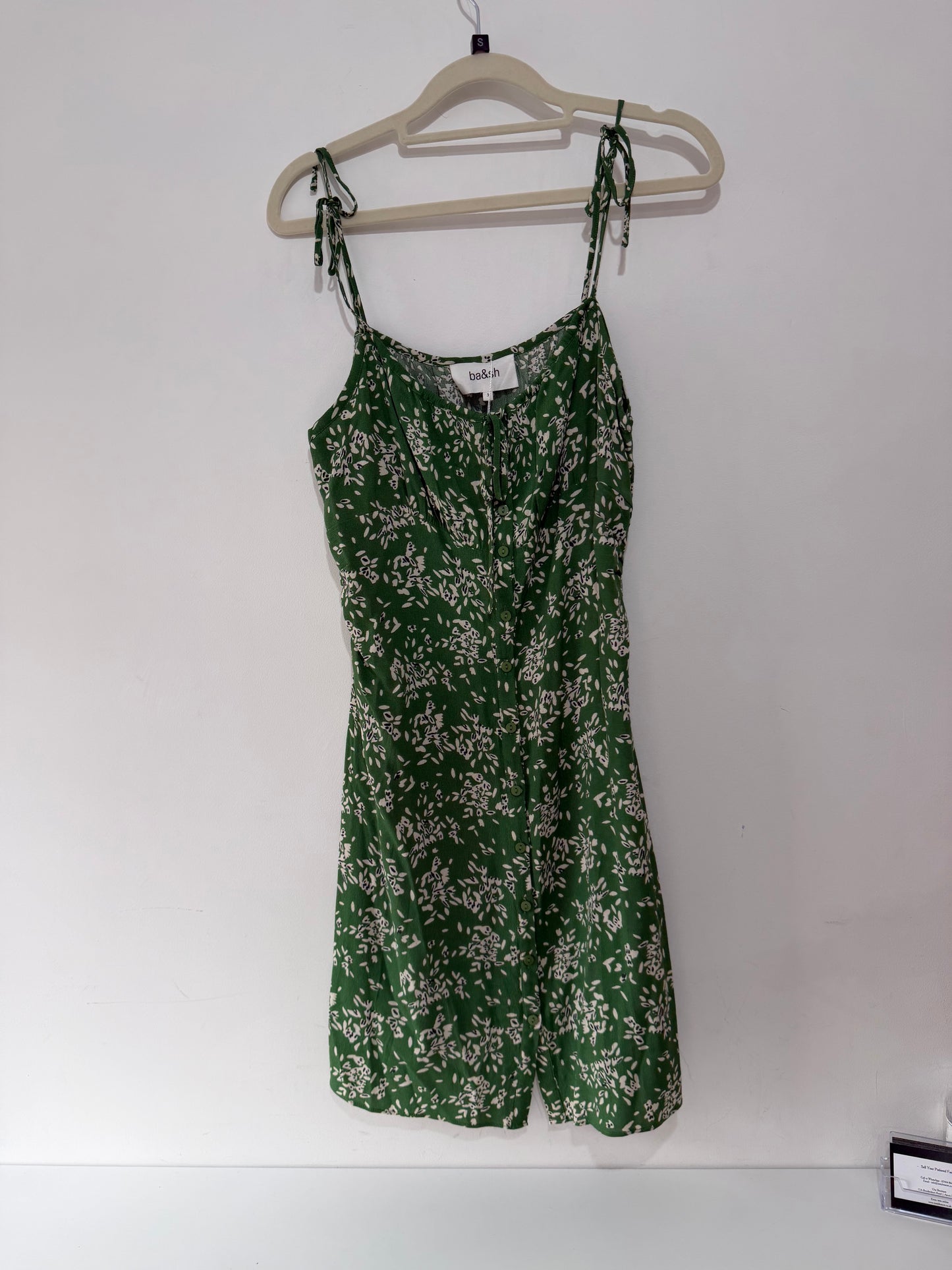 Preloved Green Ba&sh Dress, Size 3 (UK 10-12)