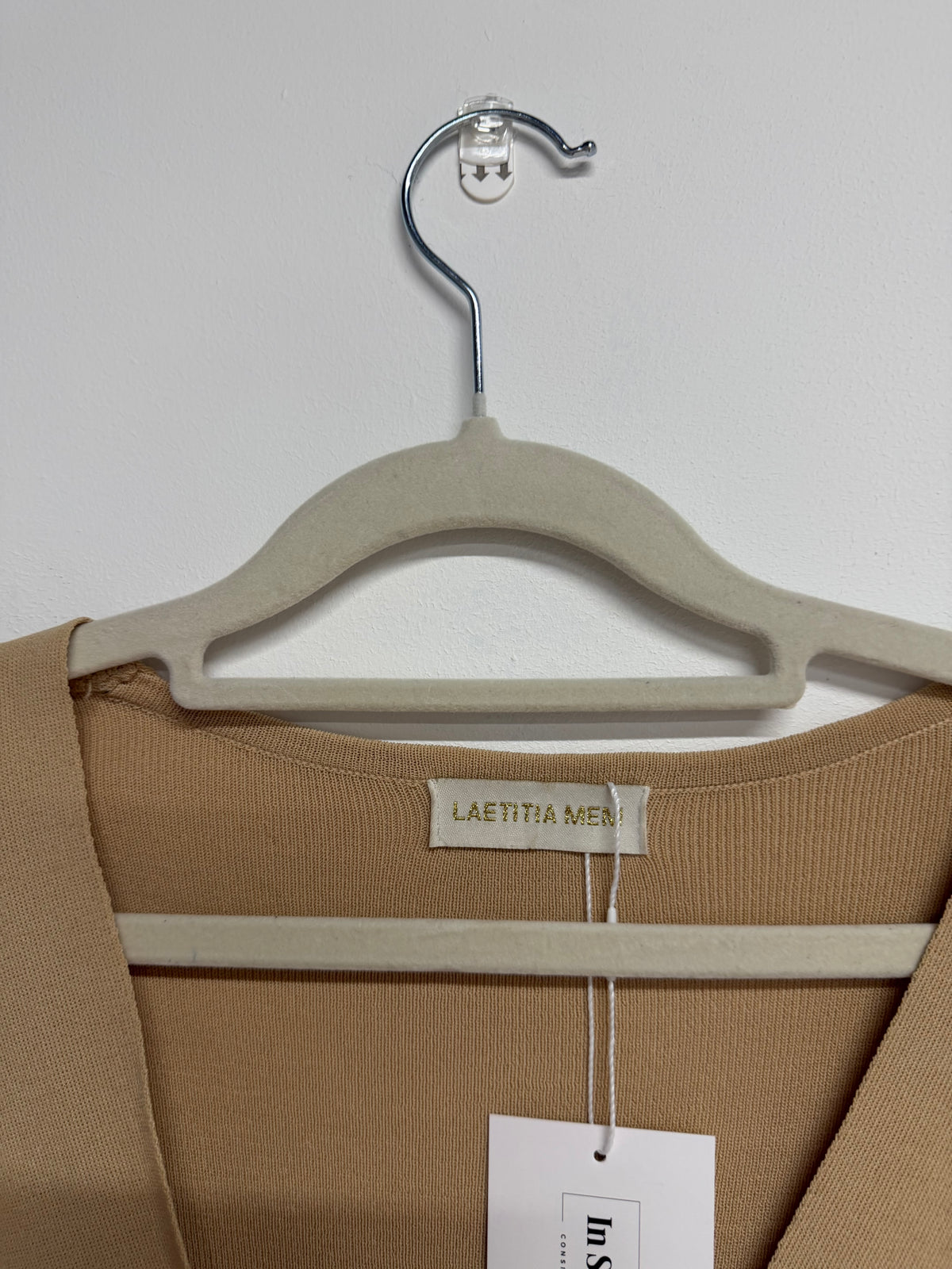 Preloved Laetitia Mem Top Size Small Beige