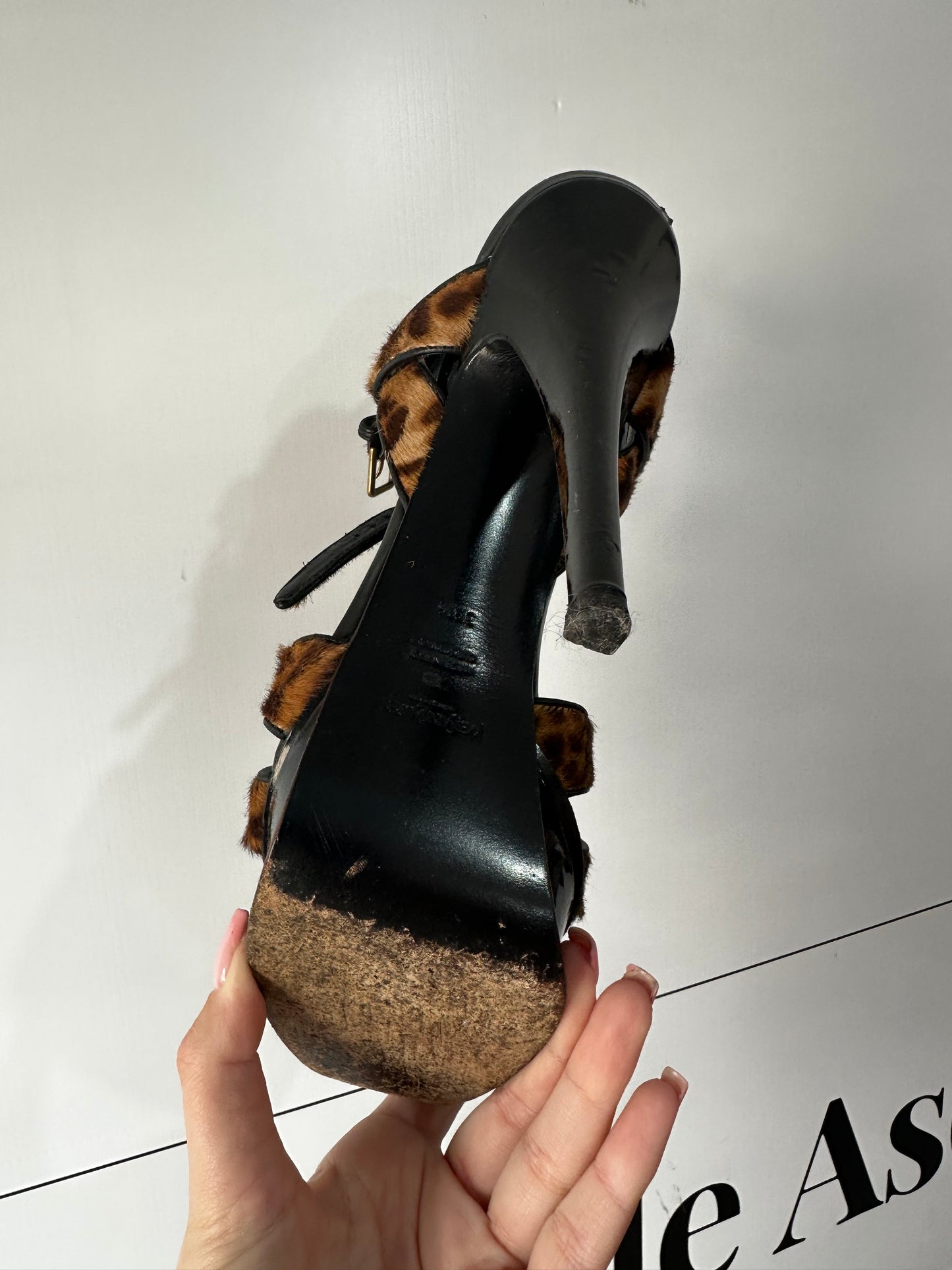 Leopard YSL Heels, 6.5