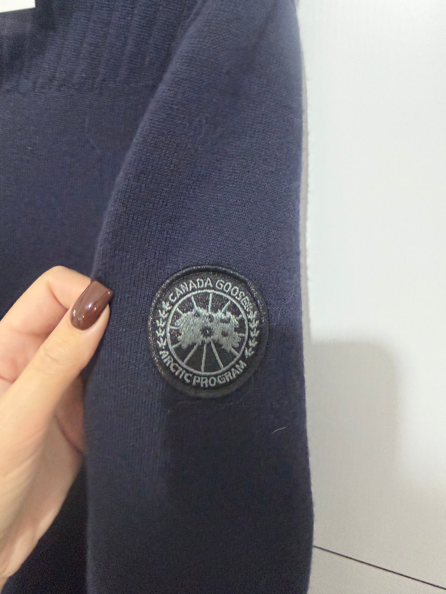 Navy Canada Goose Jacket, Size Small