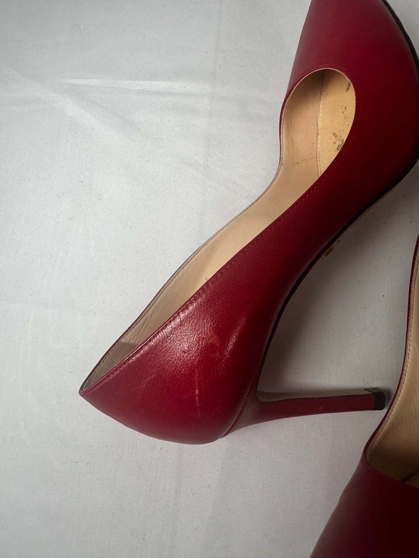 Prada Red Heels - 3.5