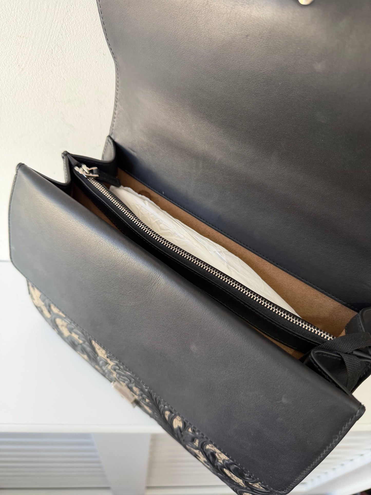 Preowned Monogram Arabesque Gucci Dionysus Bag, Medium