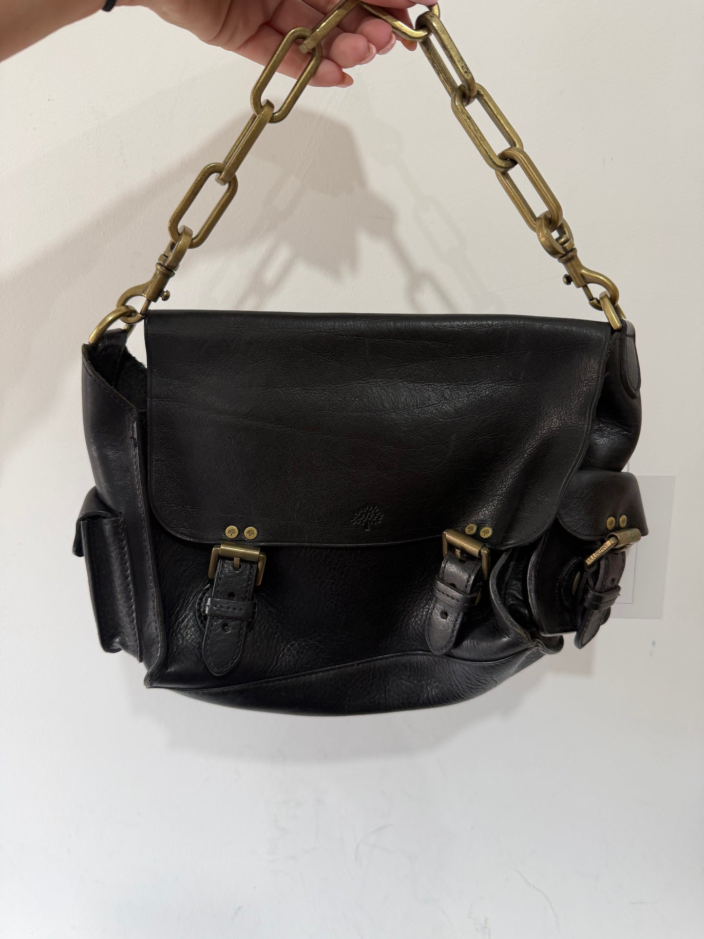Preloved Mulberry Shoulder bag Base: 22cm