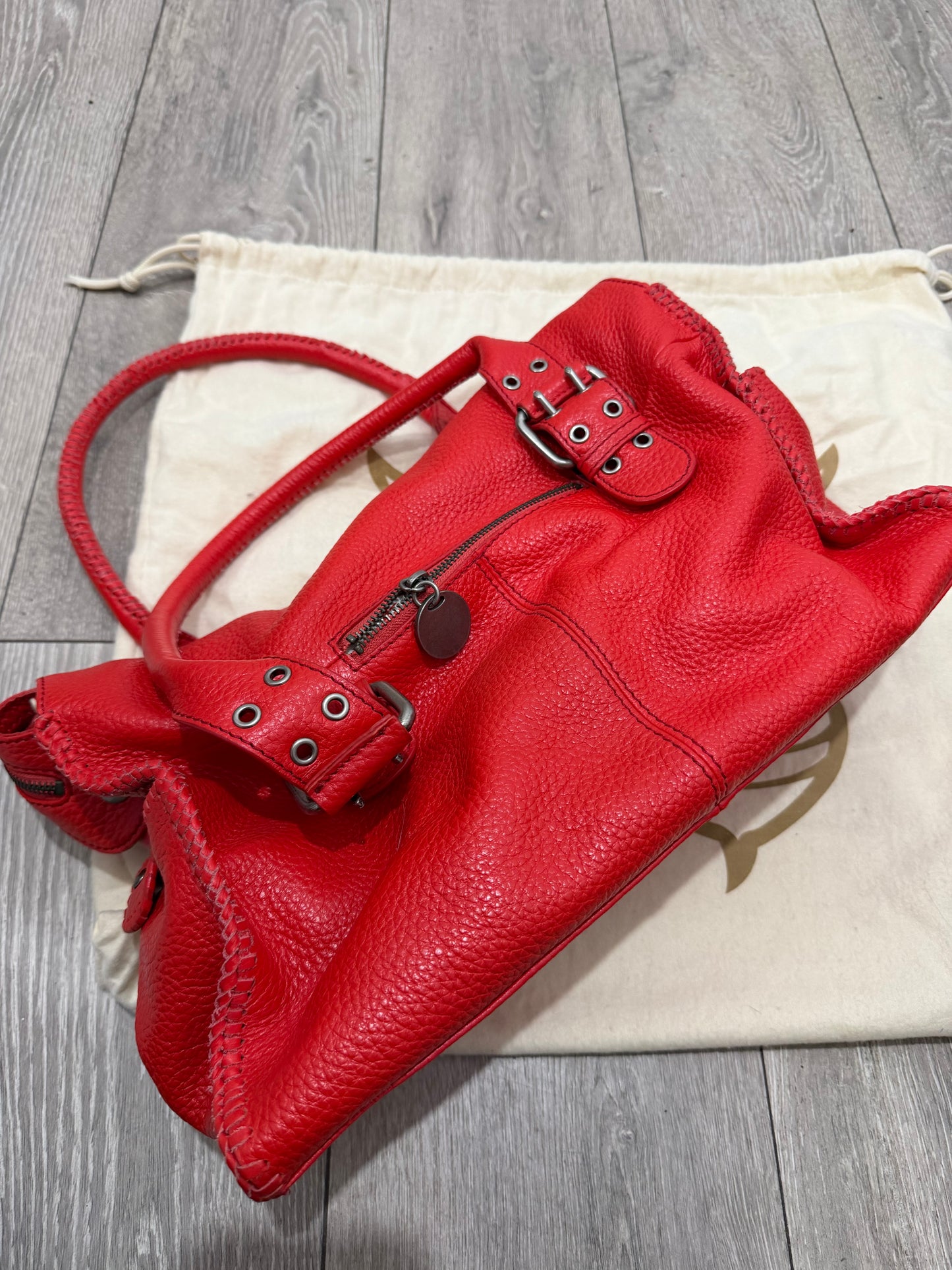 Red Tabitha, Brand New Red Leather Bag