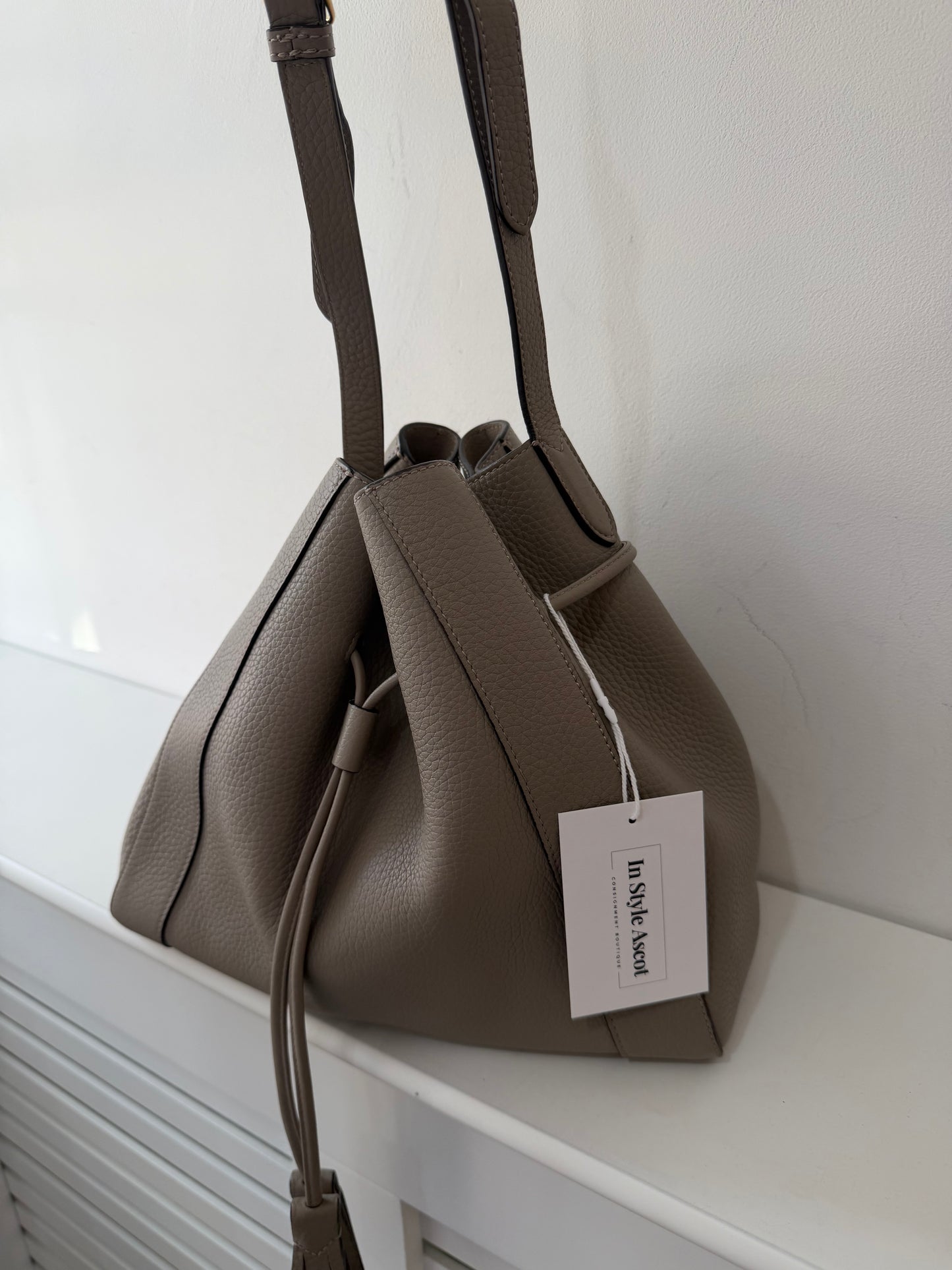 Preloved Mulberry Handbag Mushroom Slouchy Crossbody