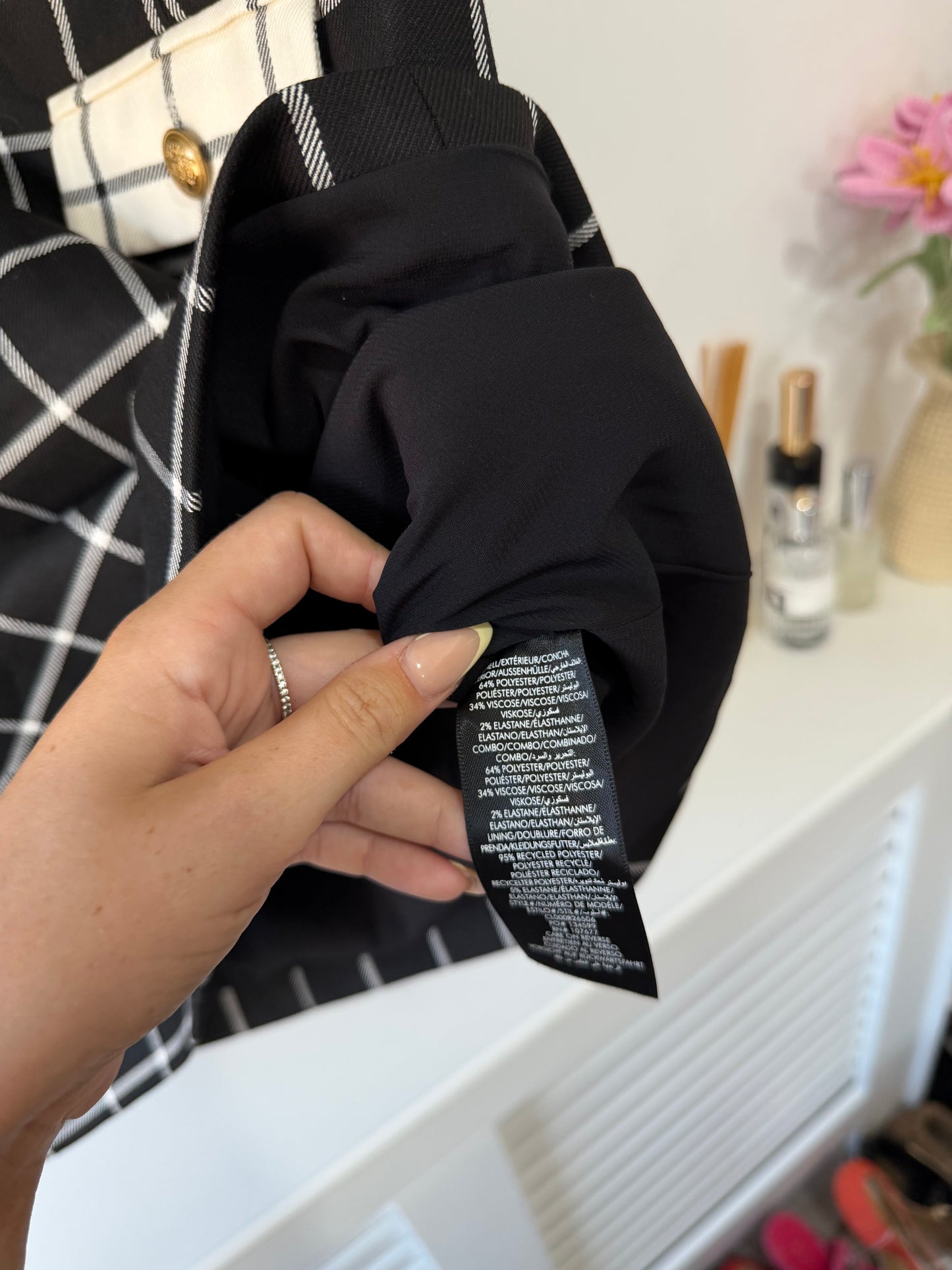 Preloved, Black and White Alice + Olivia Dress, 14