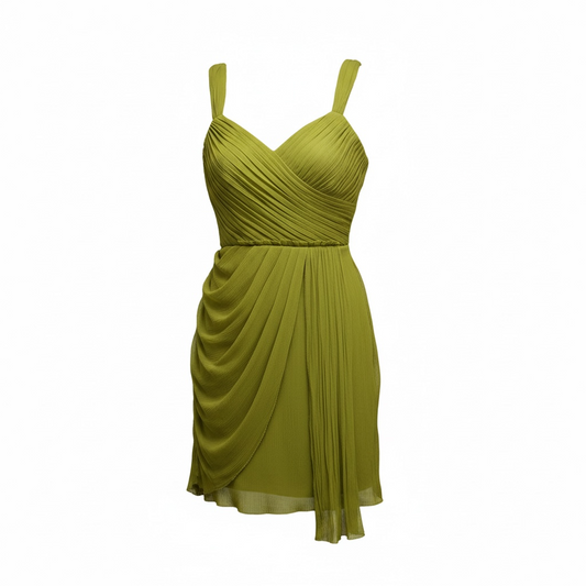 Lime Green Lavender label Vera wang Dress, Size 10